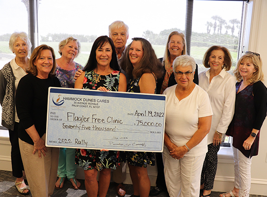 check donation to the Flagler Free Clinic